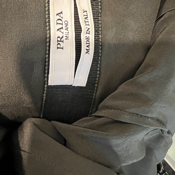 Prada Gorgeous Vintage Woven Green Wool Dress, Size 38 (0-2) Made in Italy - Picture 4 of 7